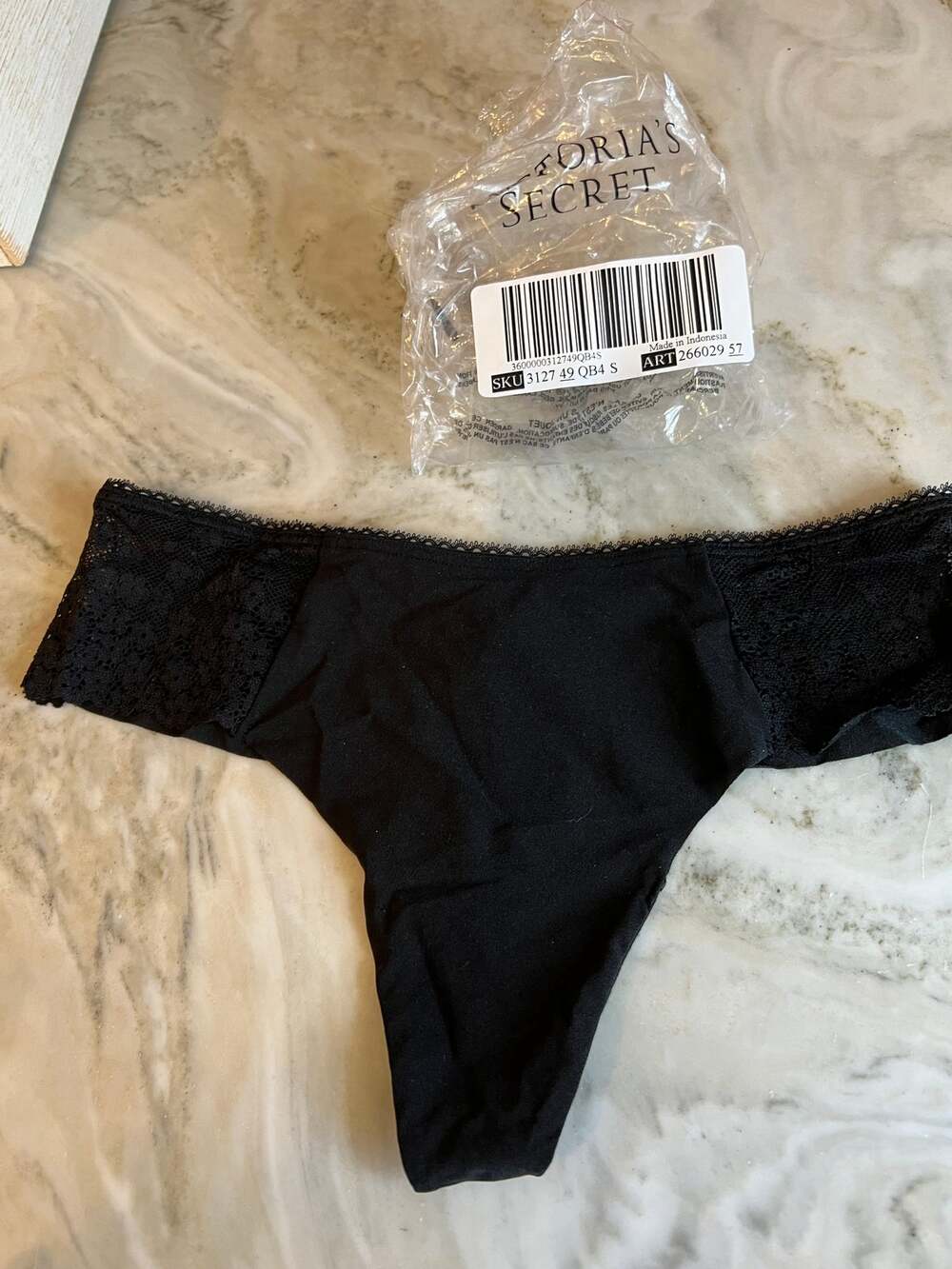 Victorias Secret Thong Bundle Black Nude S